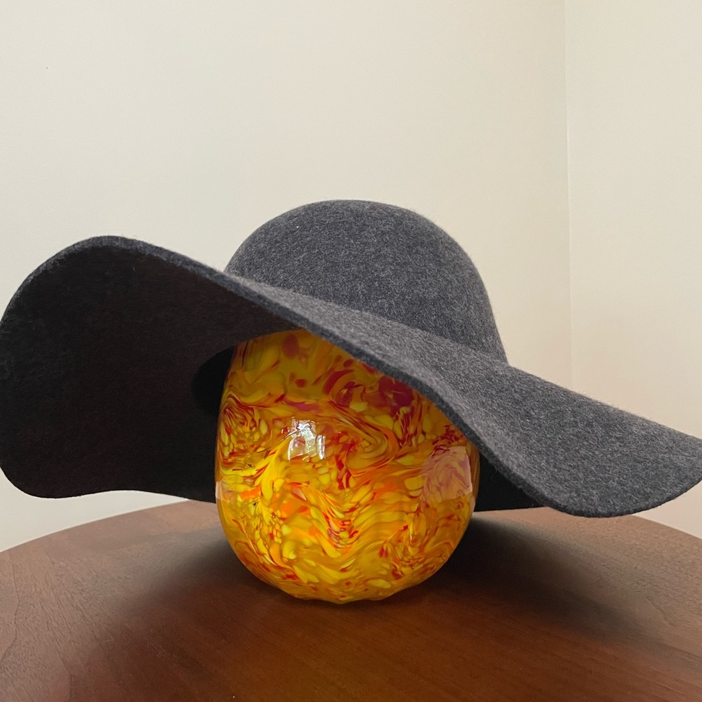 Gray Wool Hat